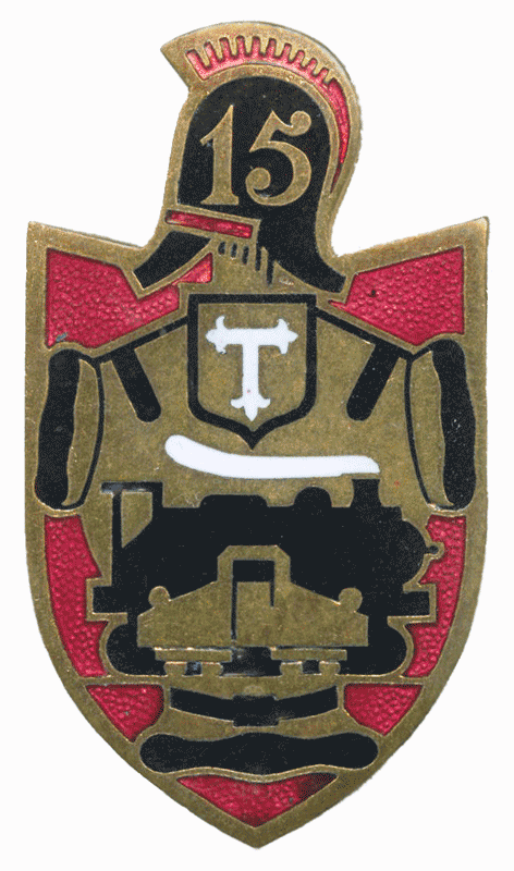 Insigne du 15° Régiment du Génie