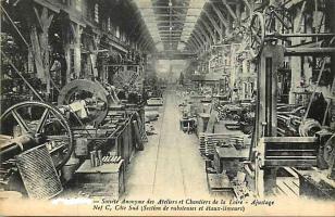 Ligne Maginot - Ateliers et Chantiers de la Loire (ACL) - Carte postale des ateliers de la Société Anonyme des Ateliers et Chantiers de la Loire 