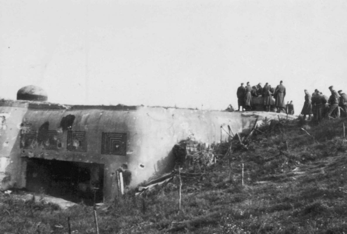 Ligne Maginot - SCHOENENBOURG - (Ouvrage d'artillerie) -    Le bloc 1 en 1940