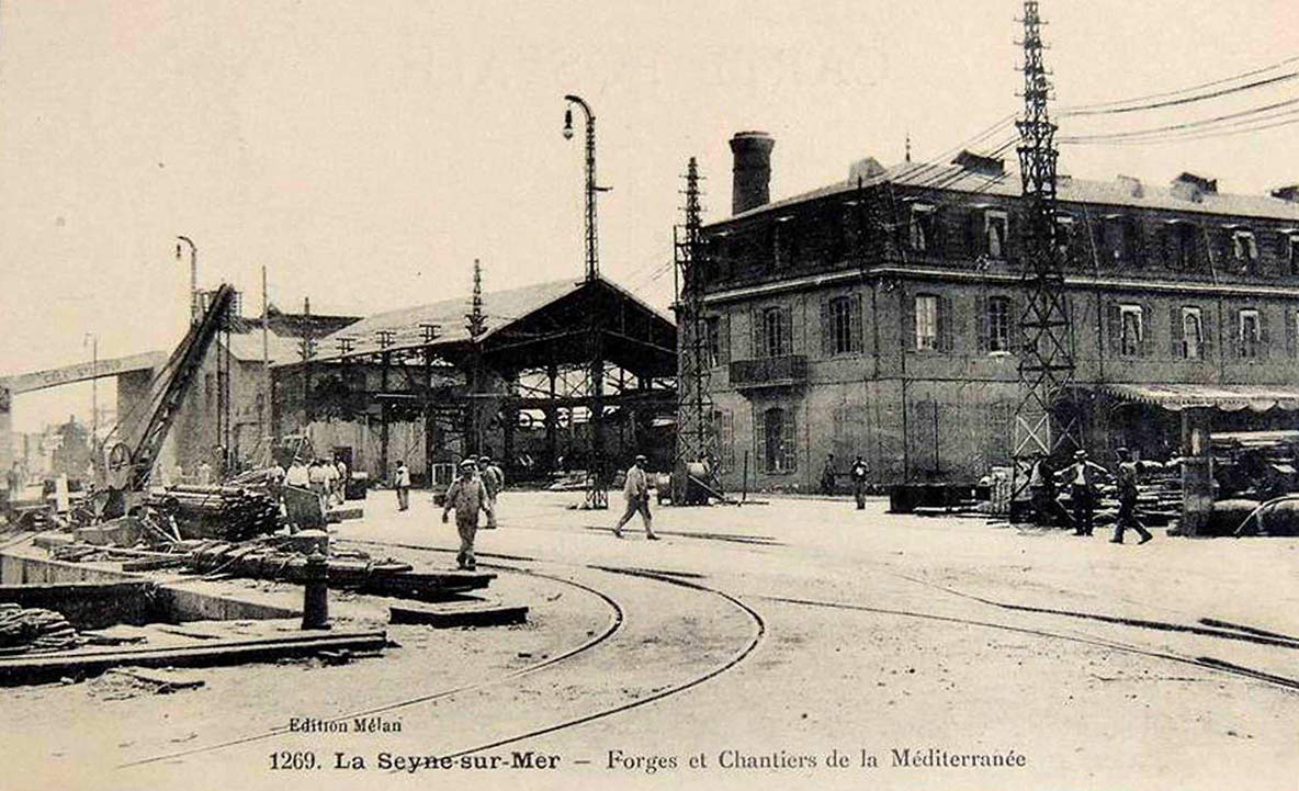 Ligne Maginot - Forges et Chantiers de la Méditéranée (FCM) - L'usine de La Seyne-sur-Mer
Carte postale