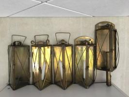 Ligne Maginot - Lampes triangulaires - Différents modèles produits pour l'équipement des ouvrages Maginot