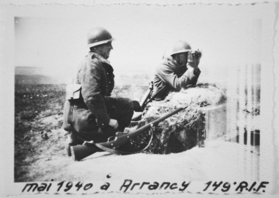 Ligne Maginot - DO9 - ARRANCY - (Observatoire d'infanterie) - Photo supposée prise au niveau de l'observatoire D09 en 1940     