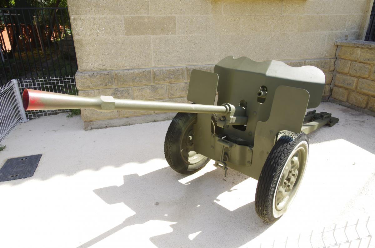 Ligne Maginot - Canon AC de 25 SA mle 1934 Hotchkiss - Devant la Maison des Anciens Combattants à Toulon