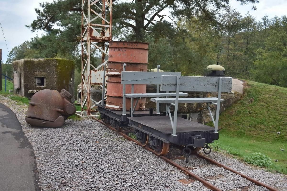 Ligne Maginot - Wagonnet type nord-est B - Wagonnet sauvegardé à Dambach-nord