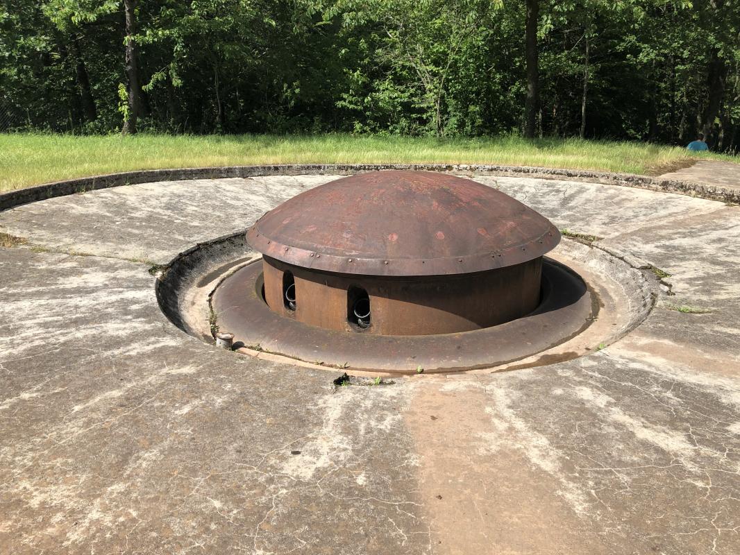 Ligne Maginot - Ouvrage du Hackenberg - Tourelle de 135 mm