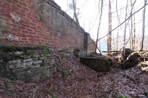 Ligne Maginot - PHILIPPSBOURG (154°RIF - 1/168°RAP) - (PC de Sous-Secteur) - Façade ouest du PC                                      