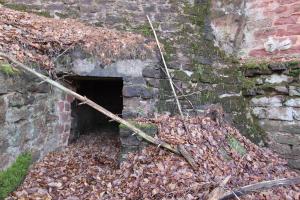 Ligne Maginot - PHILIPPSBOURG (154°RIF - 1/168°RAP) - (PC de Sous-Secteur) - Entrée de la galerie de sureté inachevée                                                    