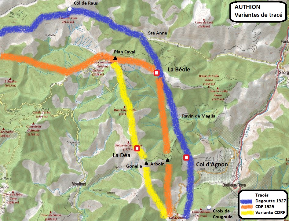Ligne Maginot - Massif des Alpes - Authion -   