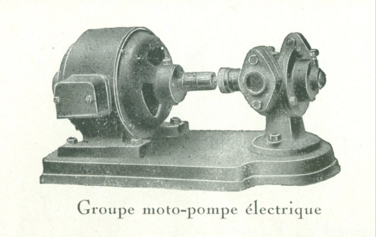 Pompe Guinard rotative à piston