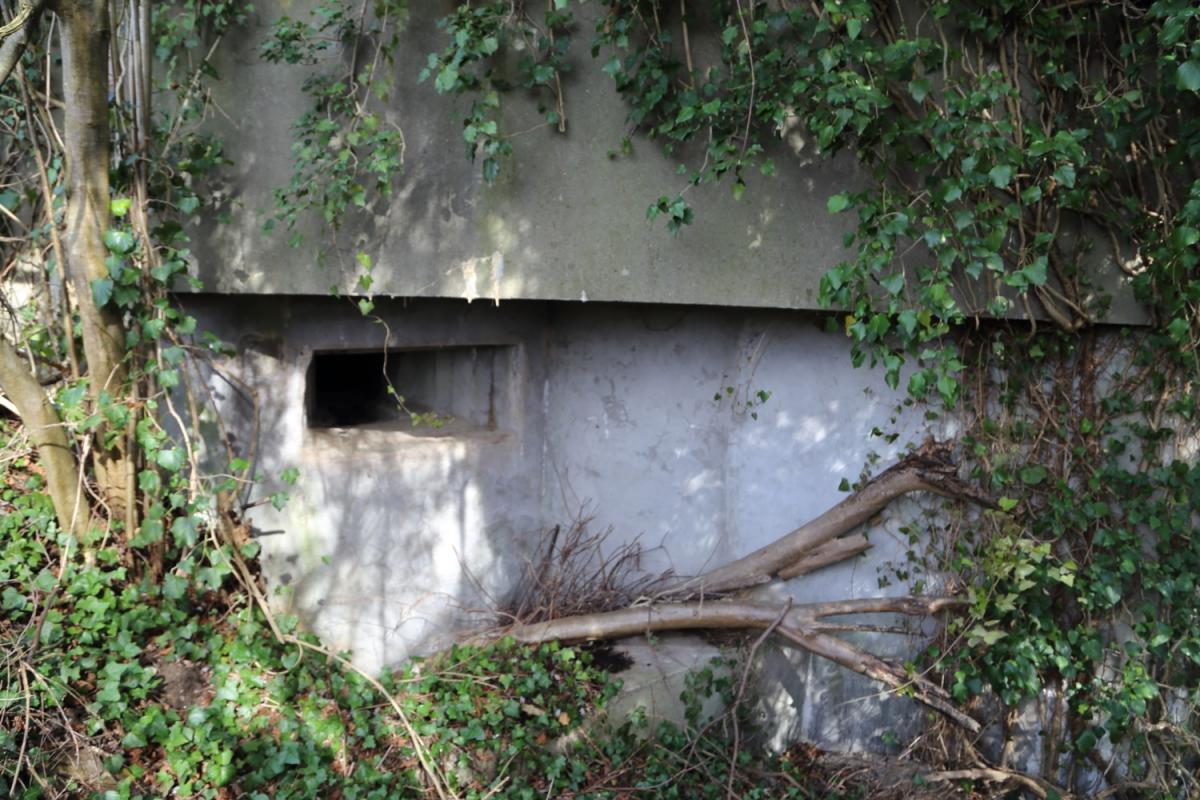 Ligne Maginot - ALTSCHOLLEN - (Blockhaus pour arme infanterie) - Embrasure droite