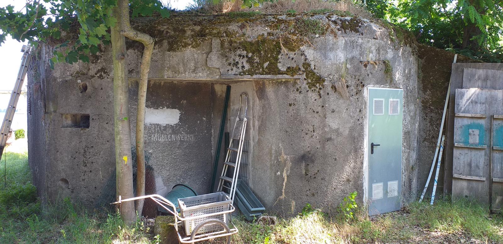 Ligne Maginot - 476 - BASSIN LOUIS ARMAND 1 - (Blockhaus pour canon) - Entrées et créneaux FM