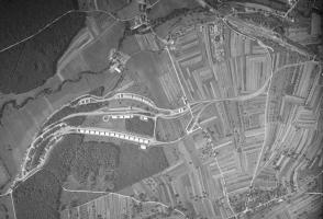 Ligne Maginot - ROMANSWILLER (5°ARMéE - RFL) - (Dépôt de Munitions) - Photo aérienne de 1935