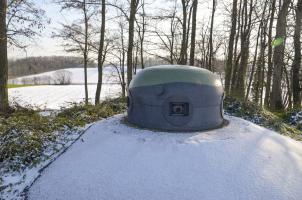 Ligne Maginot - 86 - ASCHENBACH - (Casemate d'infanterie - double) - Vue sur la cloche GFM type B