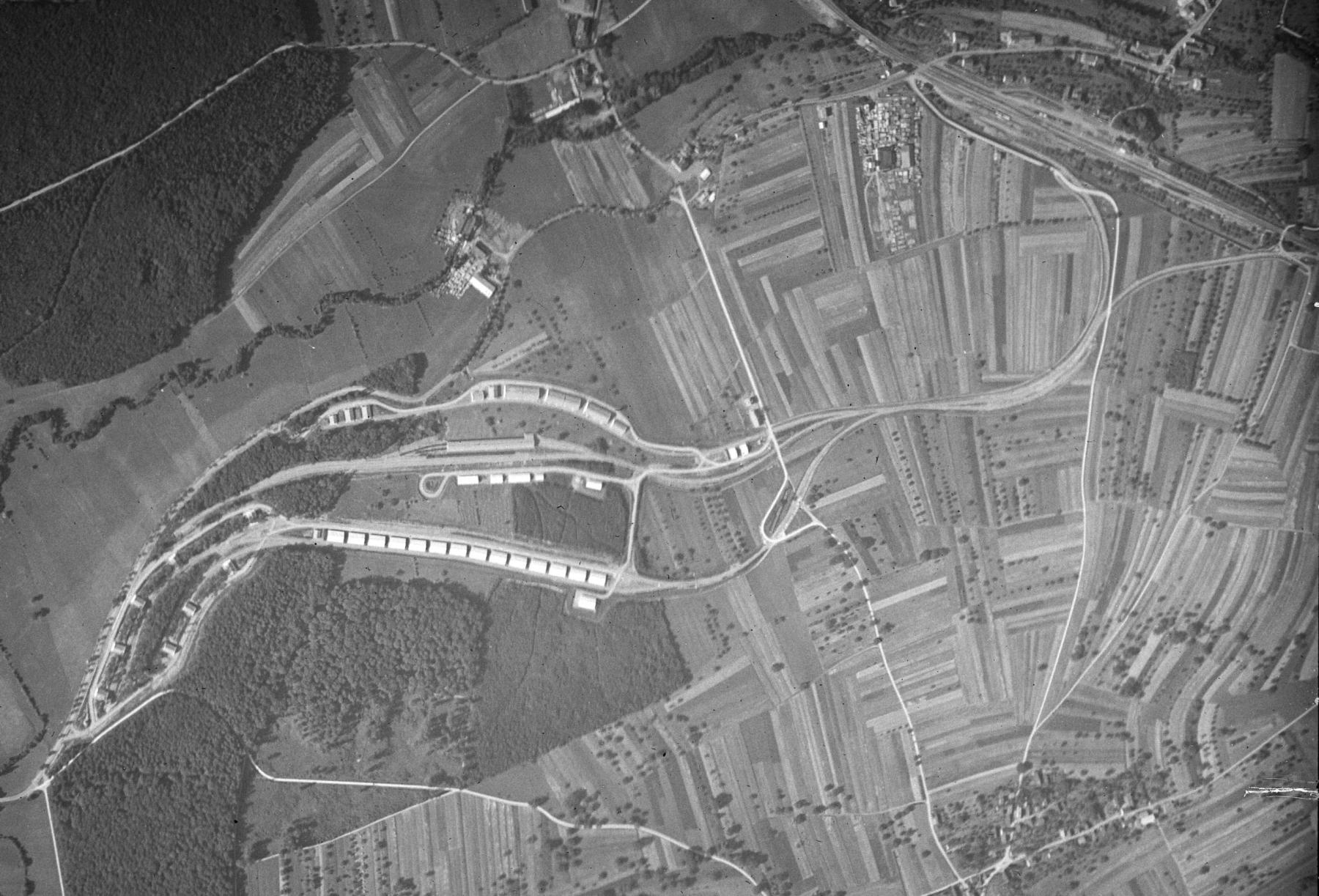 Ligne Maginot - ROMANSWILLER (5°ARMéE - RFL) - (Dépôt de Munitions) - Photo aérienne de 1935