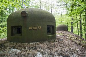 Ligne Maginot - BIESENBERG 6 - (Blockhaus pour arme infanterie) - Cloches GFM