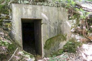 Ligne Maginot - BIESENBERG - OBS AVANCé - (Observatoire d'artillerie) - Entrée de la galerie 