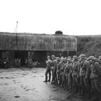 Ligne Maginot - ANZELING - A25 - (Ouvrage d'artillerie) - Entrée munitions 
Photo prise en 1940