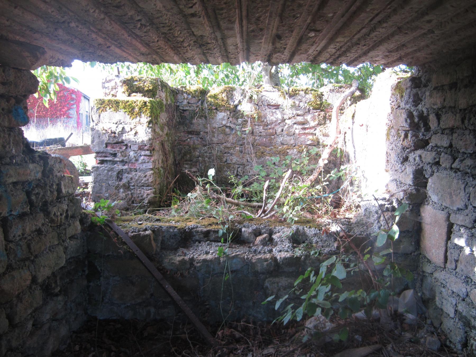 Ligne Maginot - VILLY 4 - MAISON MIART - (Blockhaus pour canon) - Vue interne sur la 2ème pièce indépendante et son entrée séparée