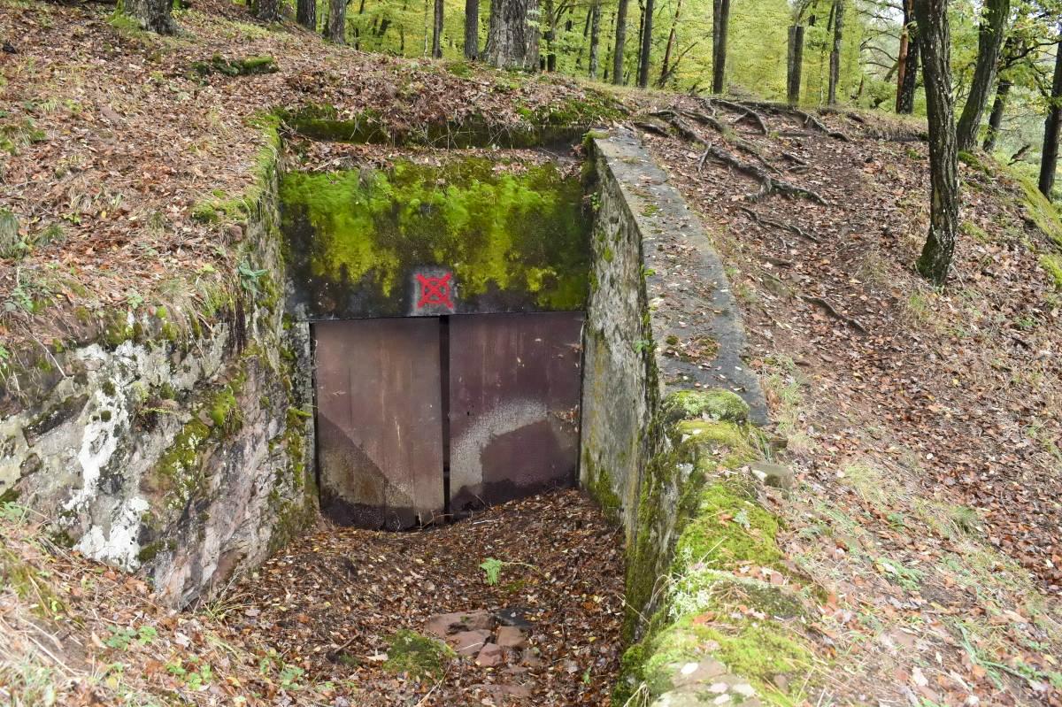 Ligne Maginot - BIESENBERG - (Casemate d'artillerie) - Entrée