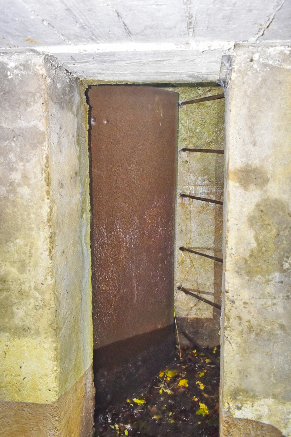 Ligne Maginot - 57 - SAINTE ERNELLE - (Blockhaus pour arme infanterie) - L'escalier et la porte