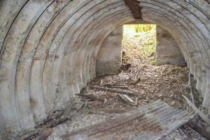 Ligne Maginot - KEMBS - (Dépôt de Munitions) - L'intérieur vers l'entrée sud