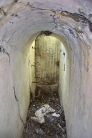 Ligne Maginot - OBERSAASHEIM OUVRAGE 1 - (Blockhaus pour arme infanterie) - Couloir avec vue sur l'entrée ouest en puits