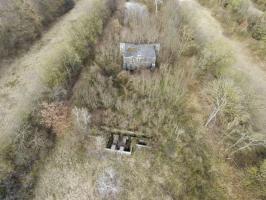 Ligne Maginot - WOLFGANTZEN - (Stand de tir) - Vue aérienne
Le réceptacle, photo prochainement refaite