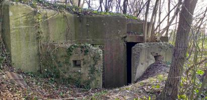 Ligne Maginot - 51 - BUSSIERES - (PC de Sous-Quartier) - Entrée sud