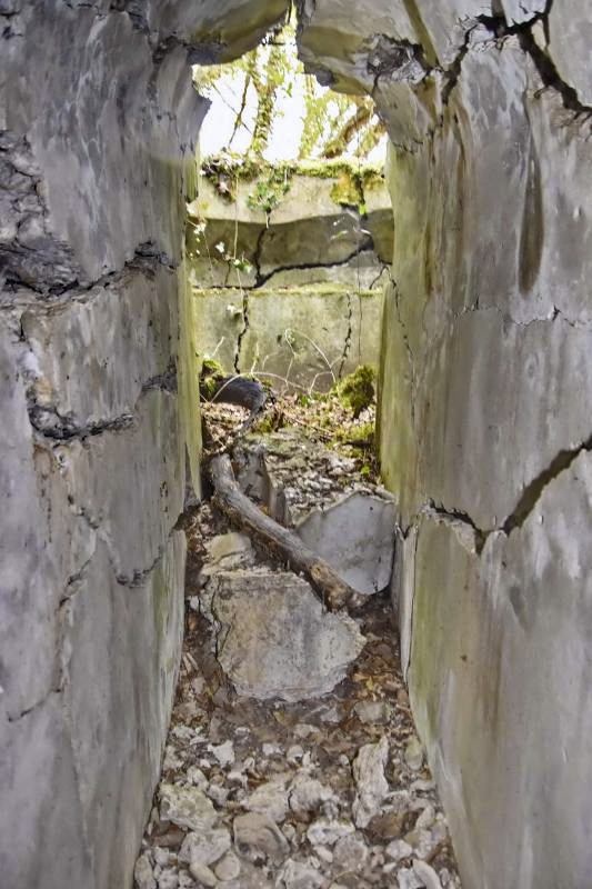 Ligne Maginot - OBERHARDTFELD 1 - (Blockhaus pour arme infanterie) - Couloir de la coupole
