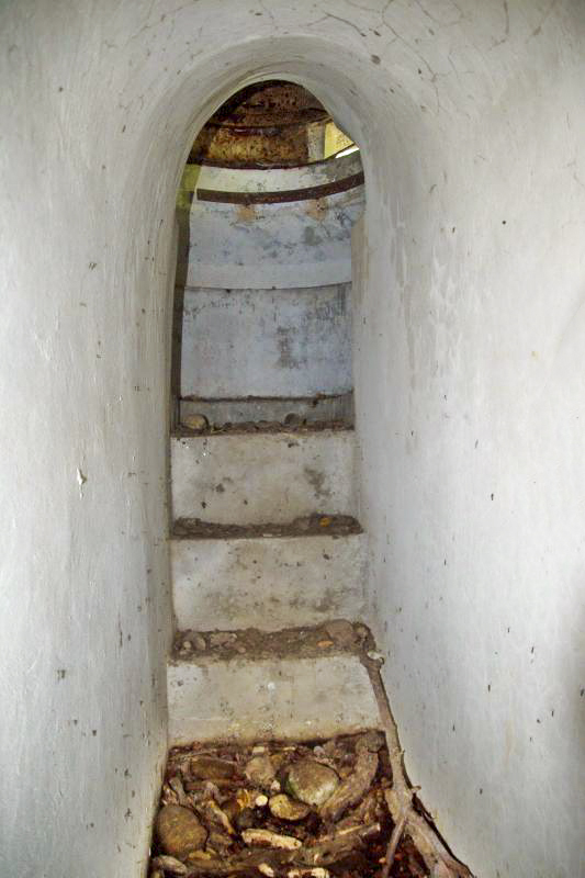 Ligne Maginot - PA KEMBS CENTRE 3 - (Blockhaus pour arme infanterie) - Le couloir d'accès à la coupole.