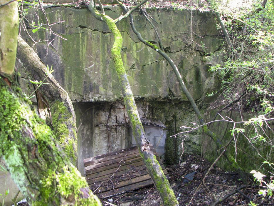 Ligne Maginot - PA NIFFER 1 - (Blockhaus pour canon) - Créneau de tir du blockhaus.