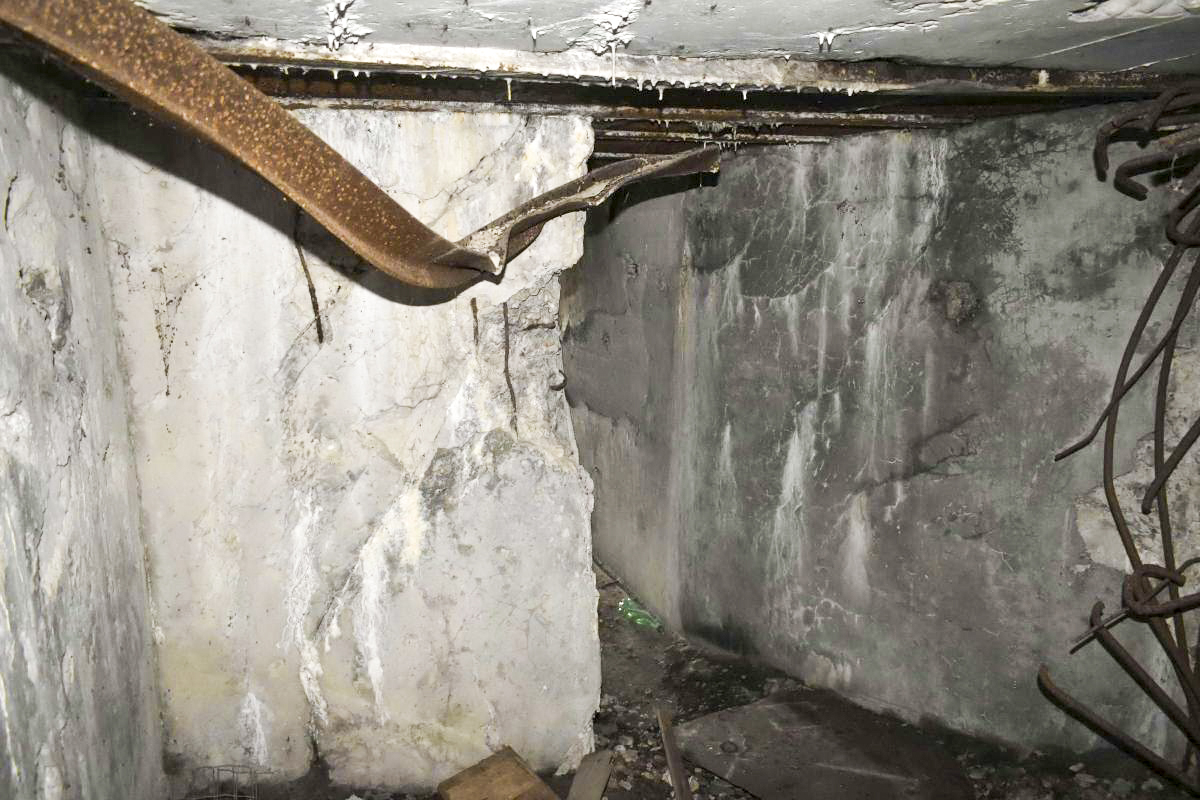 Ligne Maginot - PA NIFFER 1 - (Blockhaus pour canon) - Chambre de tir, vue vers le couloir