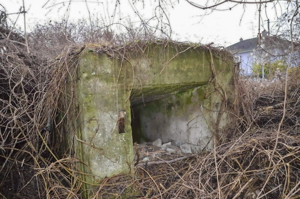 Ligne Maginot - RIXHEIM EST (10° RIF PUIS 105° DIF) - (PC de Secteur) - Cette entrée est orientée Nord-Ouest, elle est démunie de porte