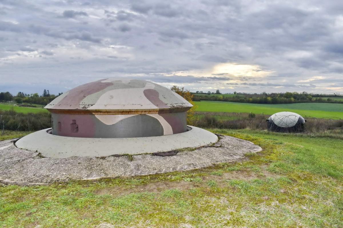 Ligne Maginot - ROHRBACH - FORT CASSO - (Ouvrage d'infanterie) - Bloc 1
Tourelle pour deux AM et cloche sud