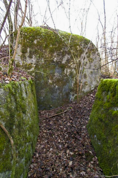 Ligne Maginot - KASTENWALD (QUARTIER NEUF-BRISACH - 1°BON 28° RIF) - (PC de Quartier) - Entrée originalle de l'abri