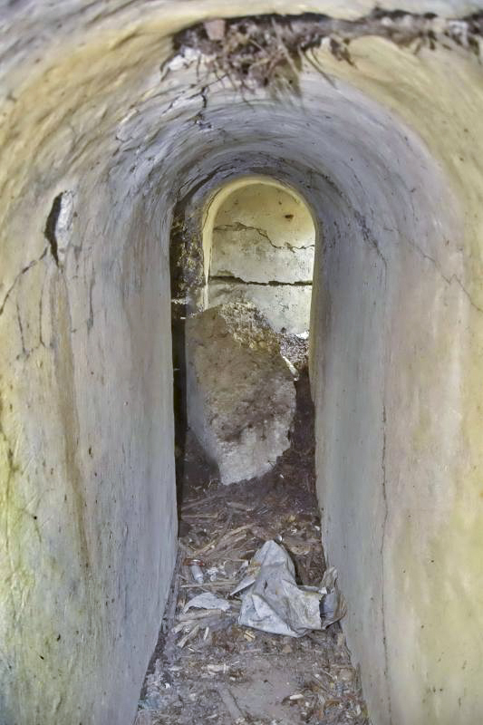 Ligne Maginot - OBERSAASHEIM OUVRAGE 1 - (Blockhaus pour arme infanterie) - Couloir. Vue vers l'entrée est