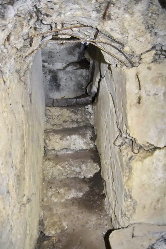 Ligne Maginot - OBERSAASHEIM OUVRAGE 1 - (Blockhaus pour arme infanterie) - Couloir donnant accès à la coupole