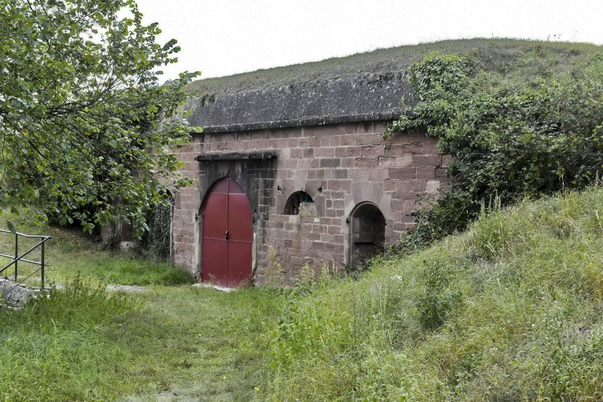 Ligne Maginot - TOUR BASTIONNEE 3 (CM N°1/I/28° RIF) - (PC de Sous-Quartier) - Vue du dessus