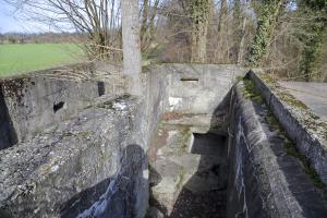 Ligne Maginot - BREITSAND 4 - (Blockhaus pour arme infanterie) - L'intérieur de l'extension protégeant les deux entrées en puits