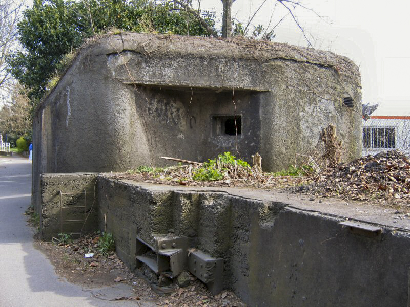 Ligne Maginot - ROUTE du RHIN - (Barrage de Route) - Embrasure couvrant le barrage
