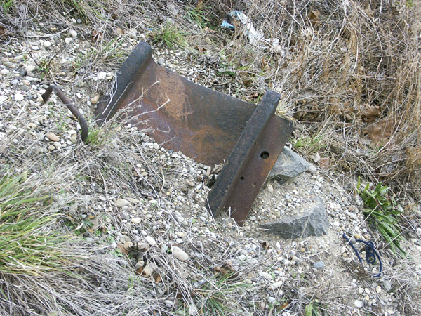 Ligne Maginot - BASSIN AUX PETROLES - (Casemate d'infanterie - Double) - Morceau du cuvelage de l'une des cloches de la casemate