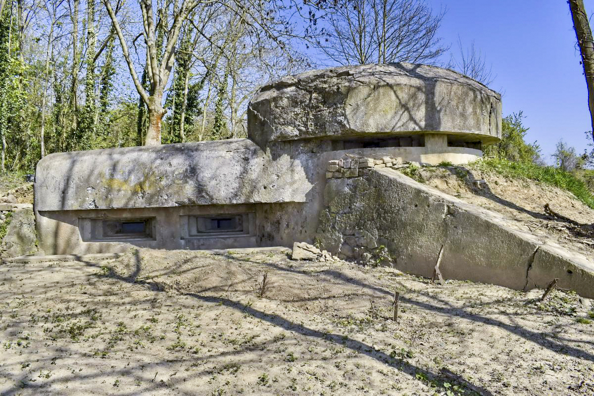 Ligne Maginot - Observatoire du FORT FOCH - la chambre de tir et l'observatoire