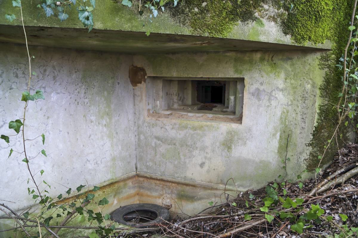 Ligne Maginot - ALTSCHOLLEN - (Blockhaus pour arme infanterie) - Embrasure gauche
