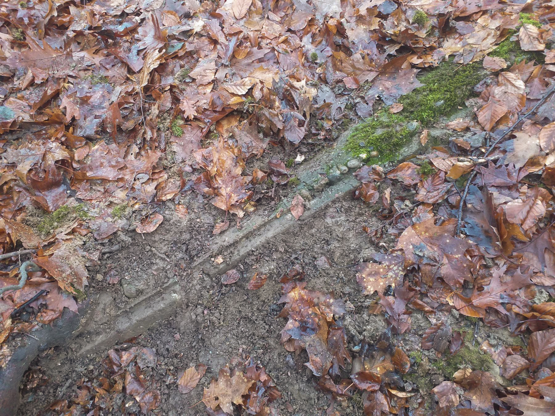 Ligne Maginot - OBERWALD 3 - (Cuve pour canon) - Fragment de béton