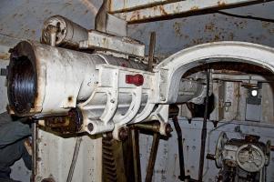 Ligne Maginot - MONTE GROSSO (MG) - E02 - (Ouvrage d'artillerie) - Bloc 5 
Tourelle de 75 mle 33
Vue de l'un des tubes