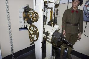 Ligne Maginot - Matériel de 75 mle 1931 de montagne pour casemate - Musée de l'Artillerie (Draguignan)