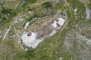 Ligne Maginot - LAVOIR - (Ouvrage d'artillerie) - Vue aérienne du bloc 4