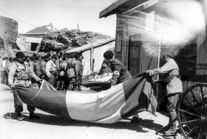 Ligne Maginot - REDOUTE RUINEE - (Ouvrage d'infanterie) - L'avant poste le 02 juillet 1940
Le drapeau est replié