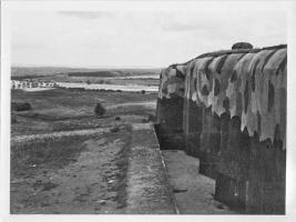 Ligne Maginot - HACKENBERG - A19 (Ouvrage d'artillerie) - Le bloc 8 avec son camouflage d'époque