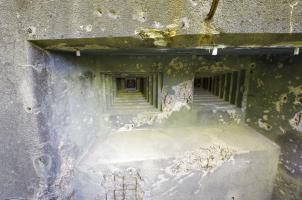 Ligne Maginot - BOIS KARRE - A12 - (Ouvrage d'infanterie) - Chambre de tir Est en direction des casemates de Basse-Parthe